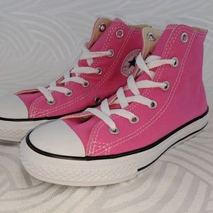 Converse All Star Pink Hi Top Youth